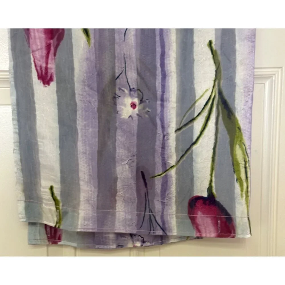 Colorful Shower Polyester Print Curtains Purple Green Pink